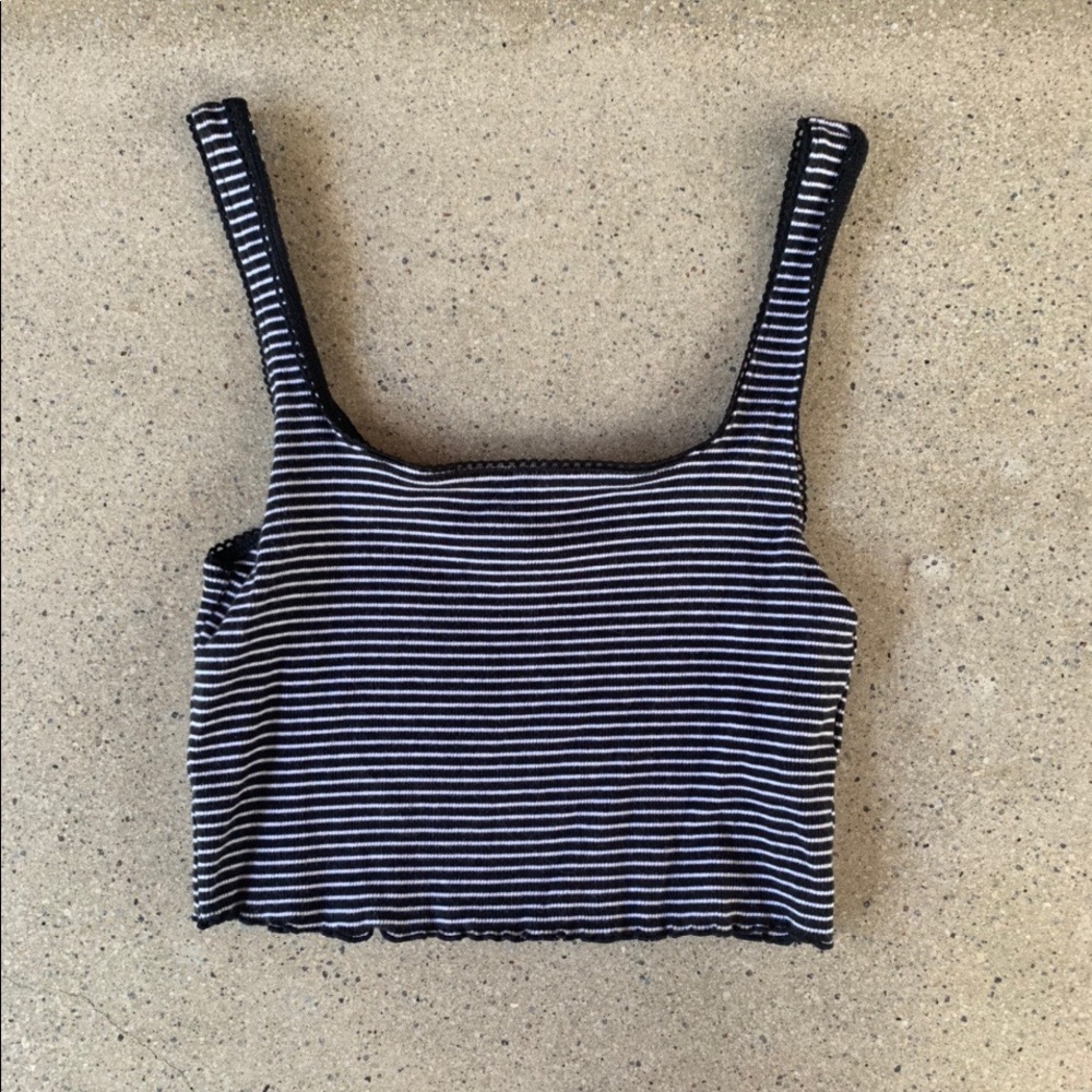 Striped Crop Top